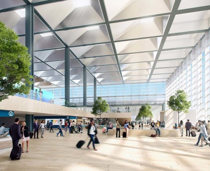 Marseille airport travel retail design