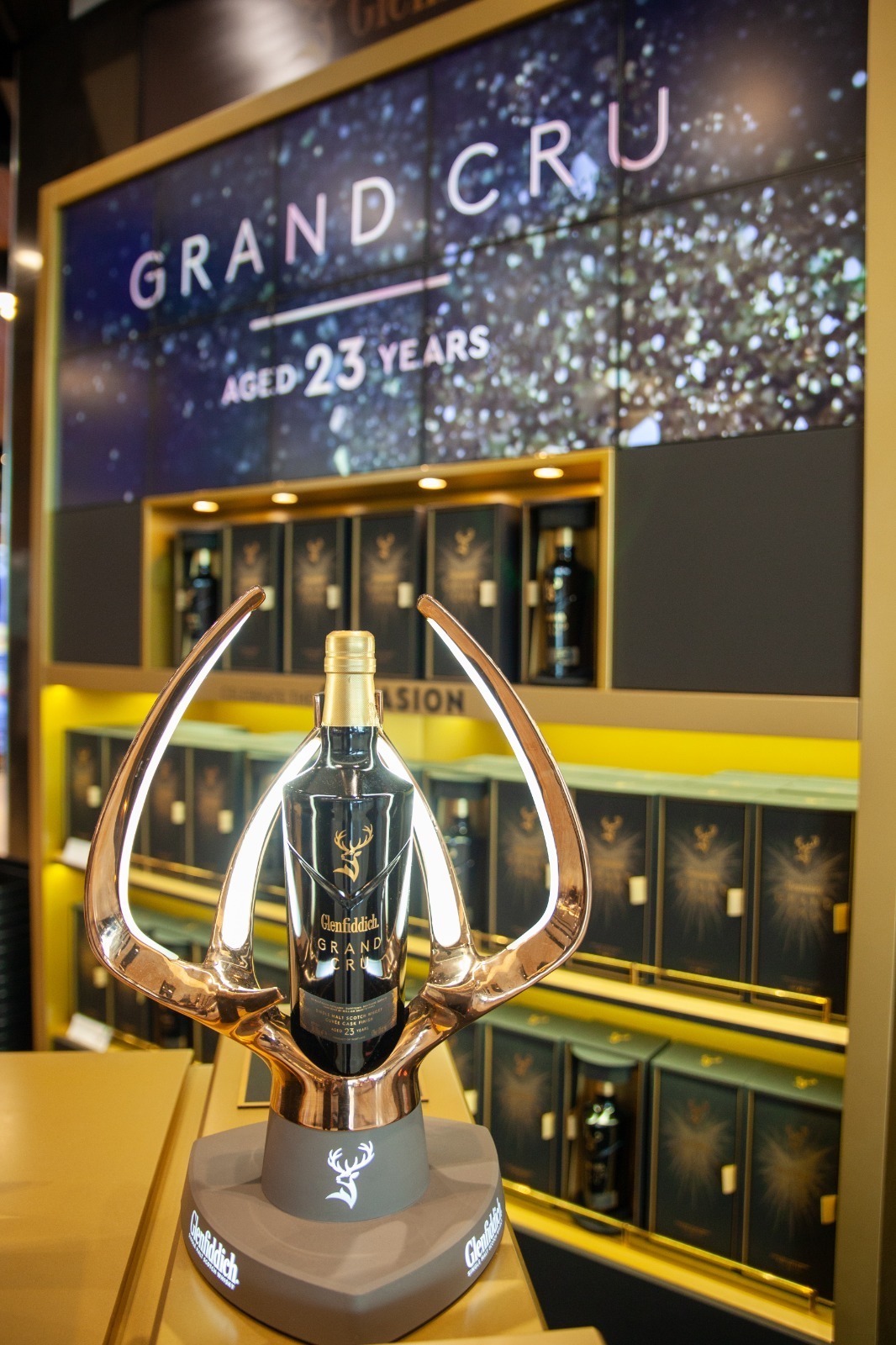 Grand cru POS display