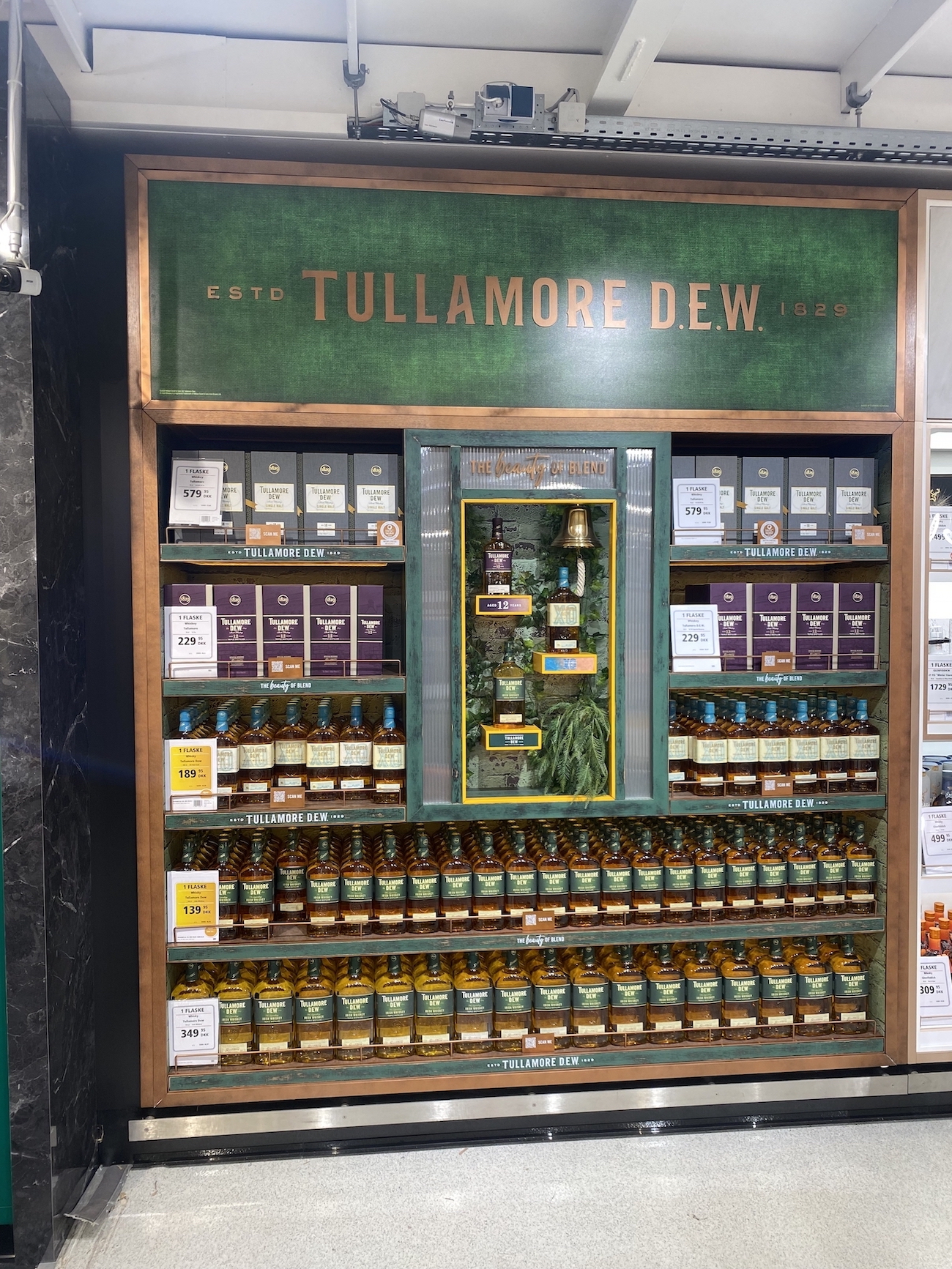 Scandines Tullamore DEW travel retail brand activation